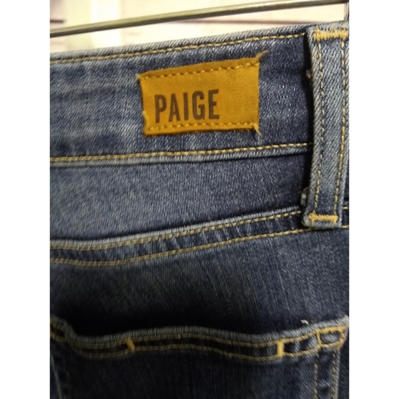 Paige Distressed Verdugo Ankle Jeans - Picture 6 of 14